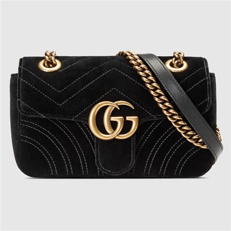 gucci velvet marmont mini 2.0|gucci marmont small crossbody.